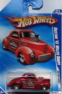 Hot Wheels Custom 41 Willys Coupe HW Hot Rods 10 Red