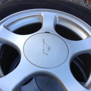 2004 Ford Mustang Rim Tires Wheels with Center Caps