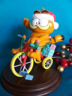 Enesco Garfield Ornament Trouble on 3 Wheels