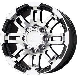 New 17x8 5 5x139 7 Vision Warrior Black Wheels Rims