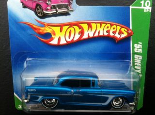 Hot Wheels Super Custom Treasure Hunt 55 Chevy w Real Riders