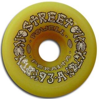 Powell Peralta Street Style Skateboard Wheels 57mm 93A Yellow