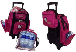New Hello Kitty backpack wheels Tripper School bag glide airline