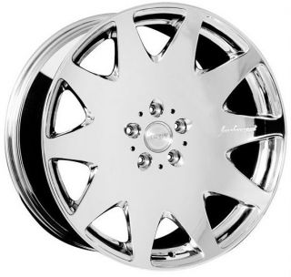Chrome Wheels Set for Mercedes W221 S550 S400 S500 S63 S65 Rims