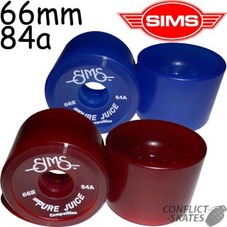 Competition Skateboard Wheels Old School 1970s 66mm 84A Comp