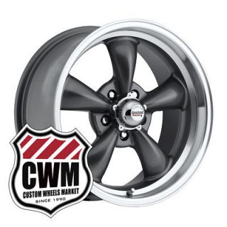  Gray Wheels Rims 5x4 75 Lug Pattern for Chevy Laguna 73 76