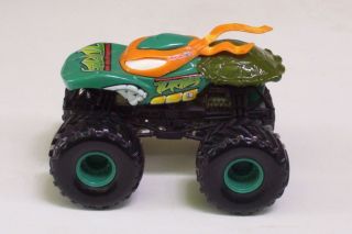 Turtles Monster Jams Truck Hot Wheels Small Tire Version 1 64