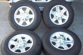 Dodge RAM Truck 2500 3500 2011 17 Polished Wheels and Tires