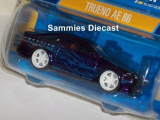 Hot Wheels Dropstars 1 50 RARE Metallic Purple Toyota trueno AE 86