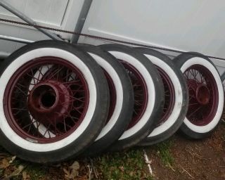 1929 30 Chevy Spoked Wheels and Tires