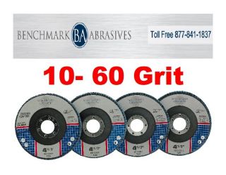 10 4 5”x7 8 Zirconia Flap Disc Grinding Wheels 60 Grit