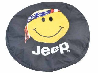 97 12 Jeep Wrangler Smiley Face Spare Tire Cover for 16 Wheels