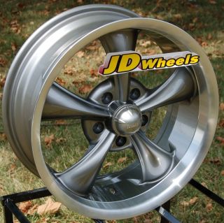 JD Wheels 17x7 Ridler 695 Gray Vintage Rim 695 7773G 5x127 GM Chevy