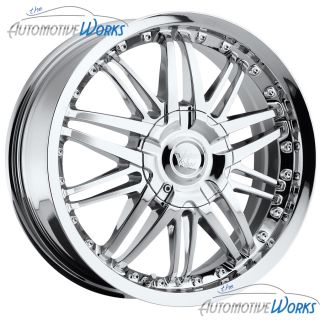  Vision Avenger 5x110 5x114 3 5x4 5 38mm Chrome Wheels Rims Inch 17