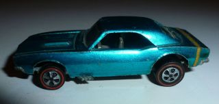 Vintage Hot Wheels Redline HK Custom Camaro Ice Blue