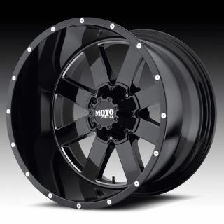 20 inch 20x9 Moto Metal Black Wheels Rims 5x5 5 5x139 7 Dodge RAM 1500
