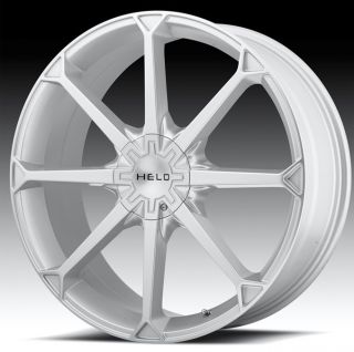 20 inch Helo Silver Wheels Rims 5x115 300C AWD Charger Challenger