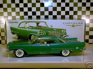 18 Precision 100 1957 Chrysler 300C Hardtop Green White Interior