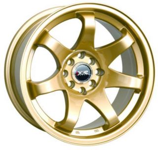17 XXR 522 Gold Rims Wheels 17x9 42 5x100