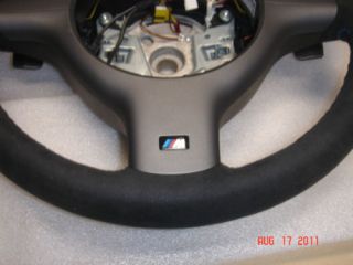 BMW E46 M3 SMG Alcantara Suede M Sport Steering Wheel