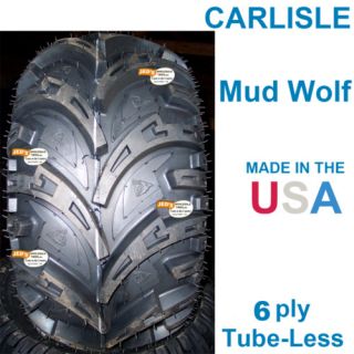 25x8 12 25 8 12 25x8 00 12 25 800 12 Carlisle Mud Wolf UTV ATV Tire