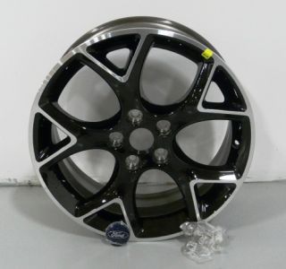 Factory Stock 2012 12 Focus Black 17 Aluminum Rim Wheel Kit
