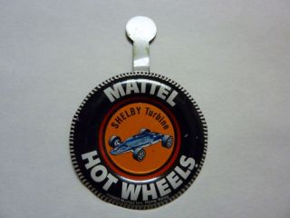 Mattel Hot Wheels Pin Badge Shelby Turbine 1969