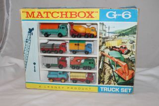 Matchbox Gift Set G 6 Truck Set Outstanding Boxed