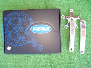 Bike Crank Arm Set RPM 170 mm 110 BCD Single Speed Silver