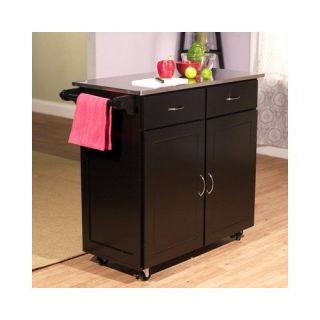  Kitchen Island Cart Rolling Wheels Storage Cabinets Table Furniture