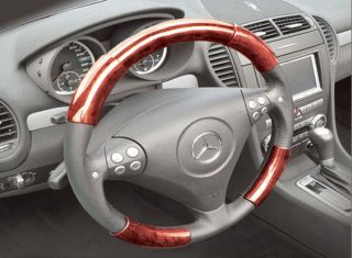 Toyota Avalon 00 04 Red Wood Grain Pattern Steering Wheel Cover