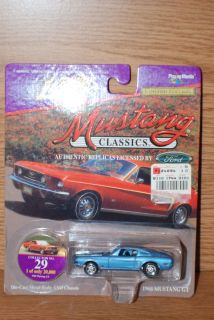 Ltd Edition 1968 Mustang GT Blue See Photo