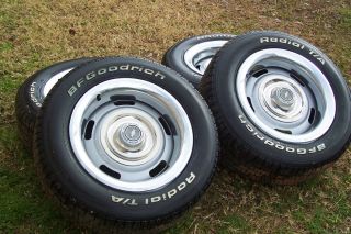 Chevrolet Corvette Rally Wheels BF Goodrich Radial TA Tires 215 60r15