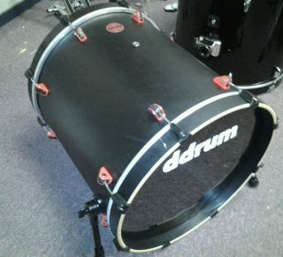 Ddrum Hybrid 20x20 Bass Drum with Mounted Trigger Cracked Rim