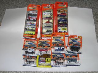 Matchbox Cars and Trucks Unopened Lot Gold 5 Pack New