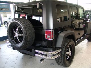 18 inch Dvinci Attivo Black Wheel Rims Tires Fit Jeep Wrangler Nitro