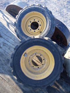 Bobcat New Holland Skidloader Tires and Rims Skid