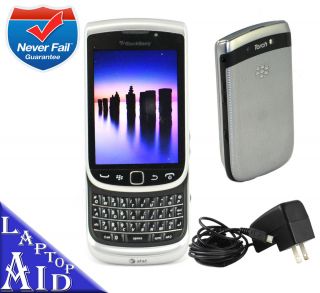 Unlocked Rim Blackberry Torch 9810 At t Silver Smartphone 8GB GSM No