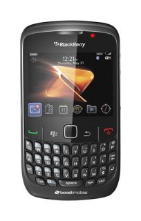 Blackberry Curve 8530 Black Boost Mobile Smart Phone Good