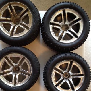  Nitro Rustler Sport Stampede Front And Rear Tires And Rims XL 5 VXL