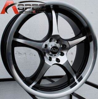 17x7 adr Phantom Wheels 4x100 114 3 Rims Fits Accord Civic Cobalt