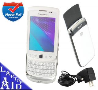 Unlocked Rim Blackberry Torch 9810 At t White Smartphone 8GB Great