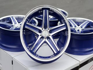 18 Blue Wheels Rims 5x114 3 Dodge Caravan Ford Crown Victoria Escape