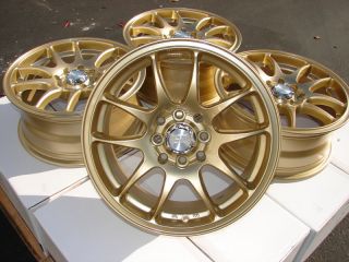 15 Gold Effect Wheels Rims Acura CL TC Legend Yaris Corolla Aerio
