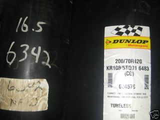 Motorcycle Tires Dunlop Race Slicks 200 70 16 5 Ntec