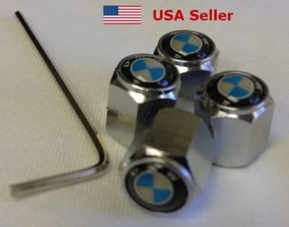 BMW Locking Tire Valve Stem Cap Covers Fast US Shipping