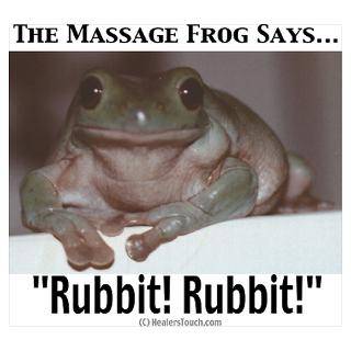 Wall Art  Posters  Massage Frog Poster