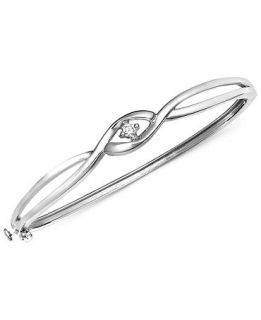 Swirl Bangle (1/10 ct. t.w.)   Bracelets   Jewelry & Watches
