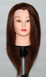 22 Cosmetology Mannequin Head Human Hair Table Clamp Holder Included