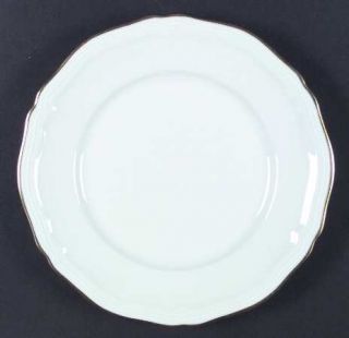 Johann Haviland E504 Dinner Plate, Fine China Dinnerware   Chippendale, White Ba